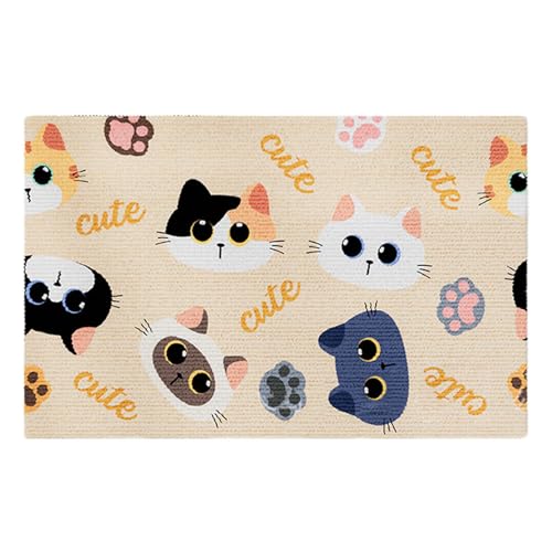 zwxqe Cute Cat Scratching Pad, Adhesive Cat Scratching Mat, Cartoon Adhesive Scratching Pad, Cute Scratching Board, Wear-Resistant and Scratch-Resistant Cat Scratching Board for Grinding Claws von zwxqe