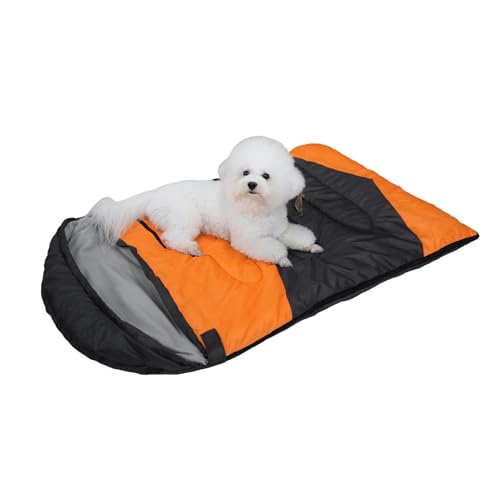 zwxqe Heat Dog Sleeping Bag | Dog Bed Backpacking Gear | Heated Pet Sleeping Bag, Portable Dog Sleeping Bag, Electric Heating Dog Bed, Dog Sleeping Bag for Hiking 38x18x18cm von zwxqe