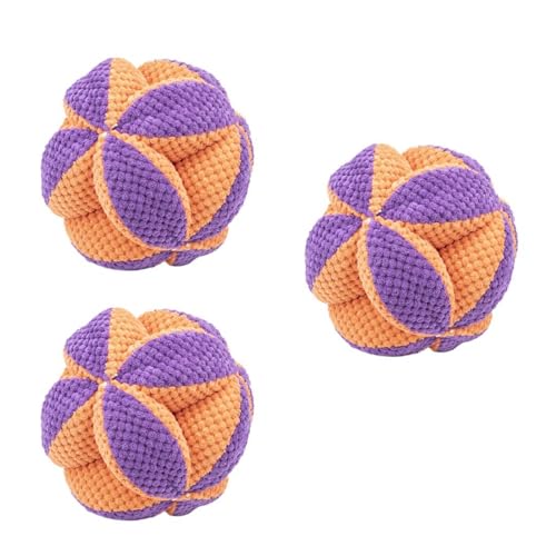 zwxqe Hund Schnüffelball | Hund Puzzle Ball Anreicherung Hundespielzeug | Hund Puzzle Spielzeug, Bissfestes Futterspielzeug, Slow Feeder Treat Ball für Kleine Mittlere Hunde von zwxqe