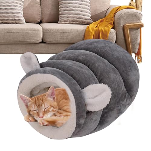 zwxqe Katzennest Bett, Winter Katzenbett, Schlafsack Kätzchenbett, Warmes Katzenbett, Hundeschlafsack, Katzenschlafsack, Katzensack Halbgeschlossen, Kleine Katzen Bett, Kleine Hunde von zwxqe