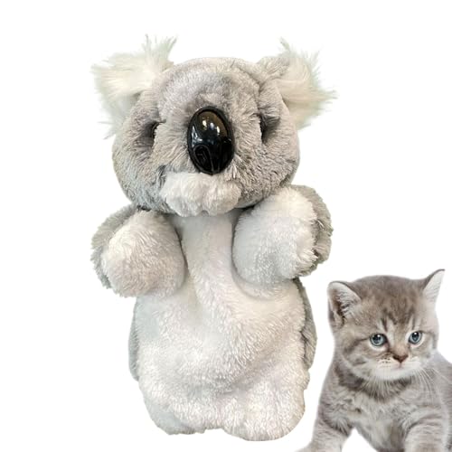 Zwxqe Koala Puppet Toy, Interactive Cat Wrestler Plush, Boredom-Busting Pet Training Toy, 9.84 Inches Engaging Exercise Companion for Active Kittens and Cats von zwxqe