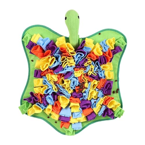 zwxqe Pet Snuffle Mat | Hund Futtermatte | Hund Schnüffelmatte Schildkröte Form Hund Anreicherung Spielzeug Interaktives Haustier Anreicherung Spielzeug Schnüffelteppich Puzzle Fütterungsmatte für von zwxqe