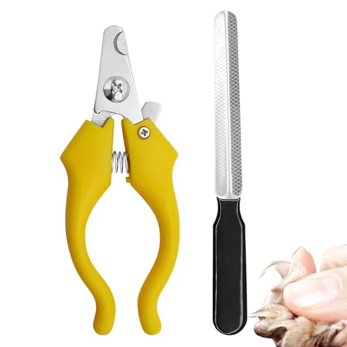 Professionelles Haustier-Nagelknipser, sicheres Haustierpflegeset, Präzisions-Nagelknipser für Haustiere, Hundeknipser und Trimmer, Schermaschine und Trimmer-Set, Sicherheitsschutz und sichere von zwxqe