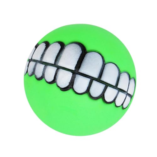 zwxqe Quietschball | Beißbälle | Kauspielzeug | Reise Hund Spielball Outdoor Hund Quietschball Home Dog Toy PVC Pet Sound Spielzeug Großer Beißball Interaktiver Welpenball für Haustiere von zwxqe