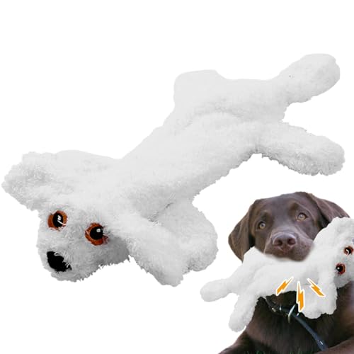 Quietschendes Hundespielzeug, quietschendes Plüsch-Geräusch-Spielzeug – tragbares Plüsch-Kauspielzeug, Plüsch-Hundespielzeug für Katzen, kleine, mittelgroße Hunde und Welpen von zwxqe